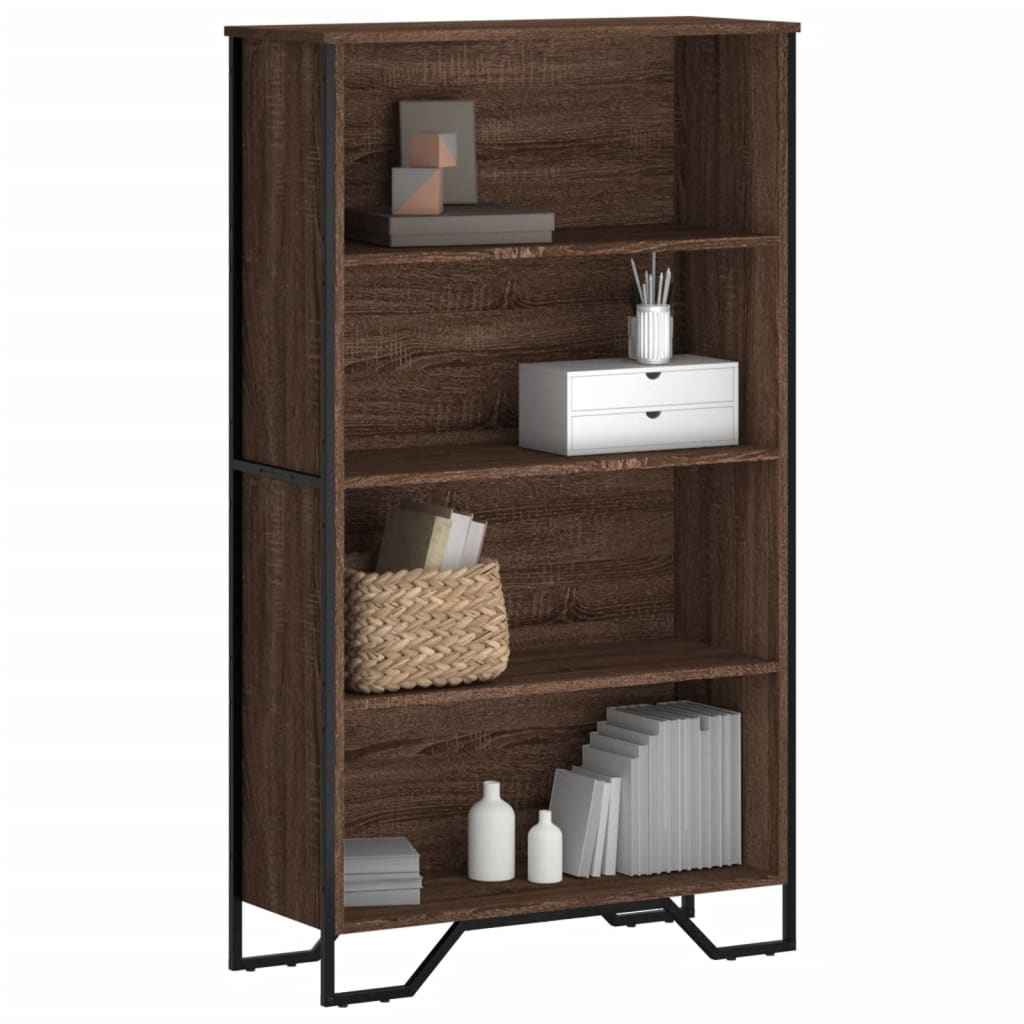 vidaXL Bücherregal Braun Eichen-Optik 80x31x137,5 cm Holzwerkstoff