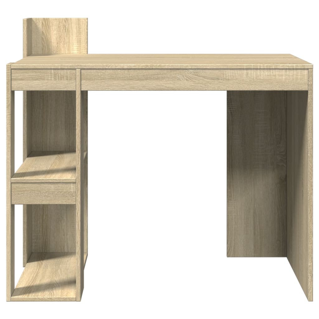 vidaXL Schreibtisch Sonoma-Eiche 103,5x56,5x94 cm Holzwerkstoff - Image 4