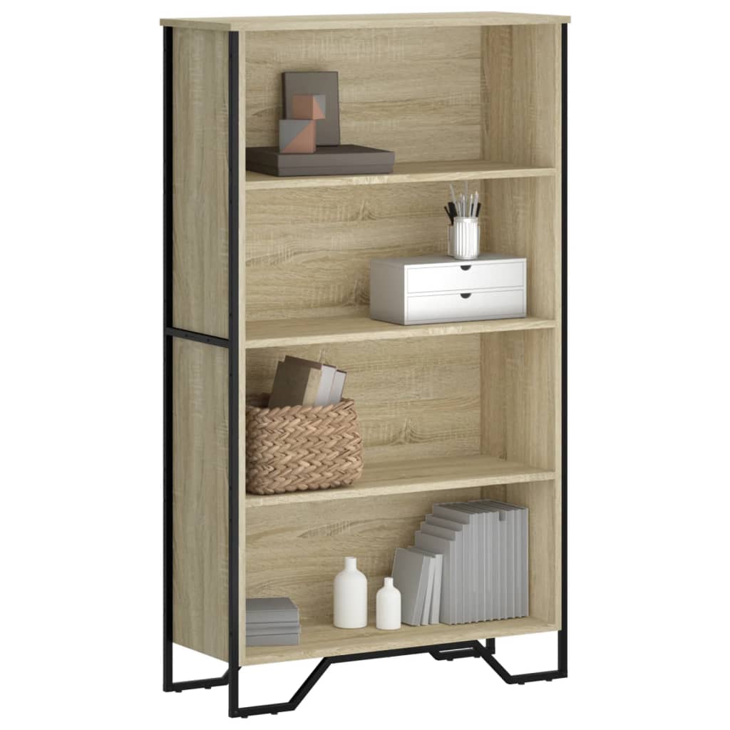 vidaXL Bücherregal Sonoma-Eiche 80x31x137,5 cm Holzwerkstoff