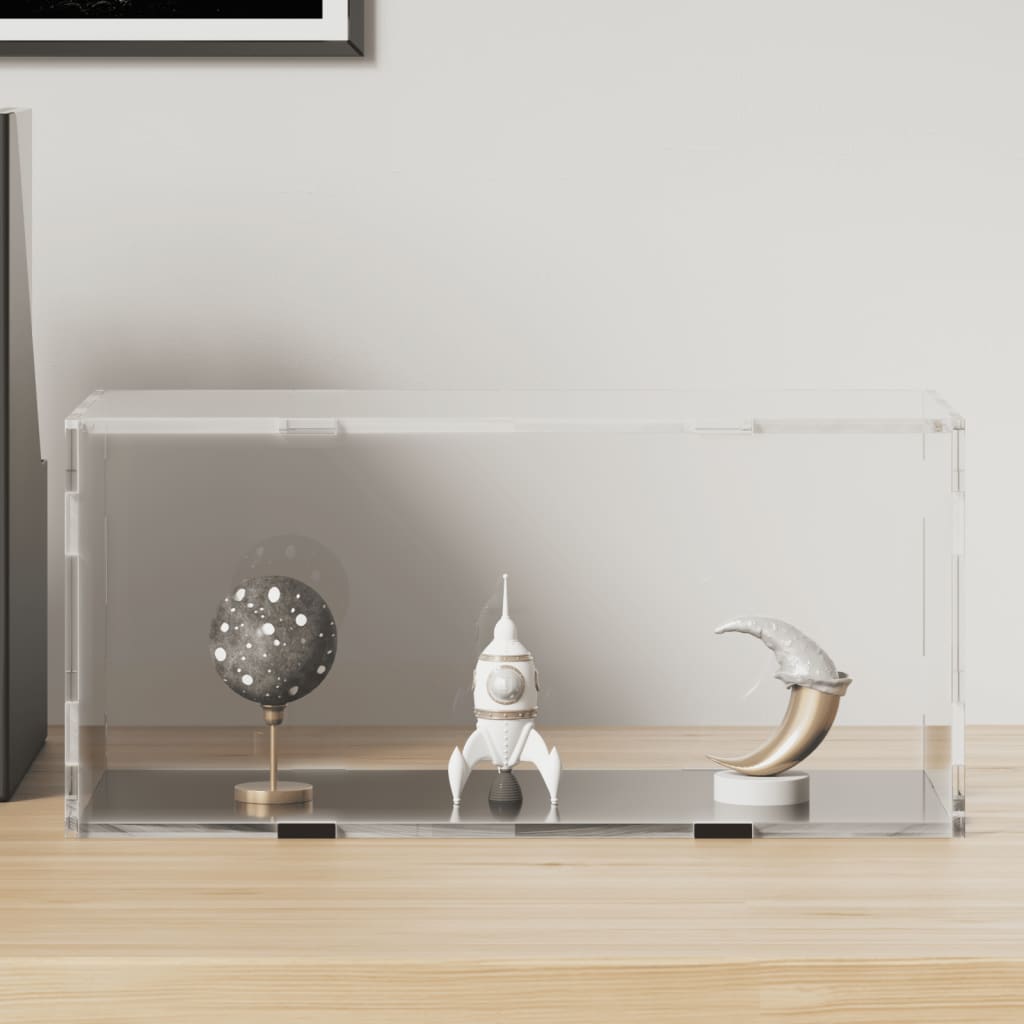 vidaXL Displaybox Transparent 30x15x14 cm Acryl
