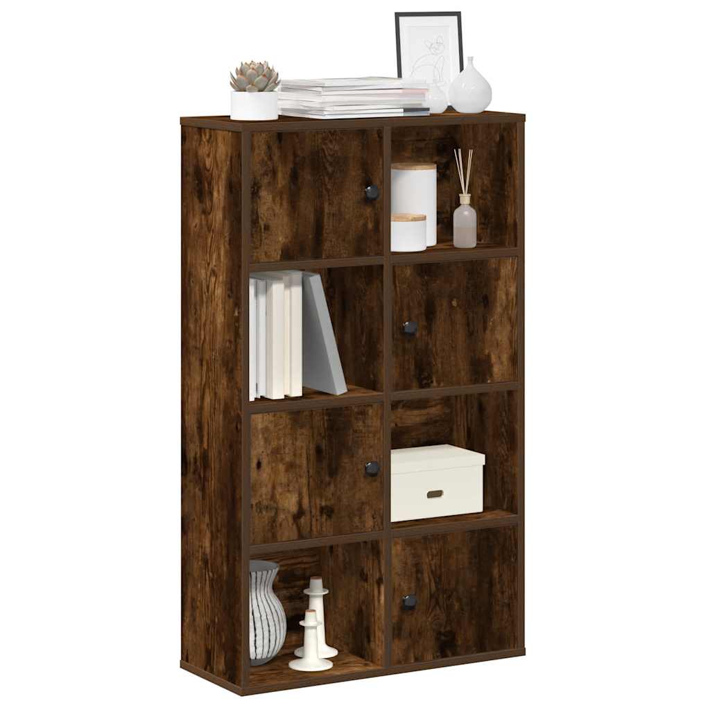 vidaXL Bücherregal Räuchereiche 60x24x101,5 cm Holzwerkstoff