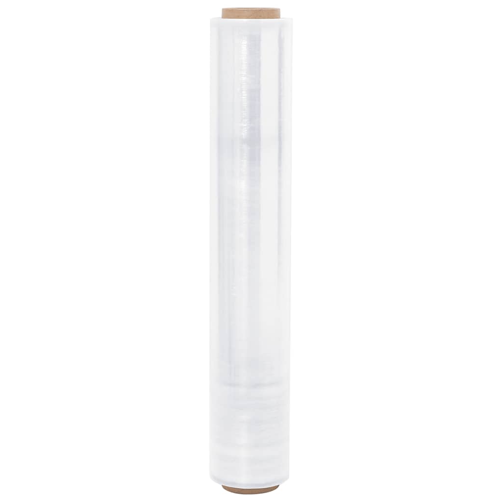vidaXL Stretchfolie 2 Stk. Transparent 20 µm 50 cm x 300 m - Image 4