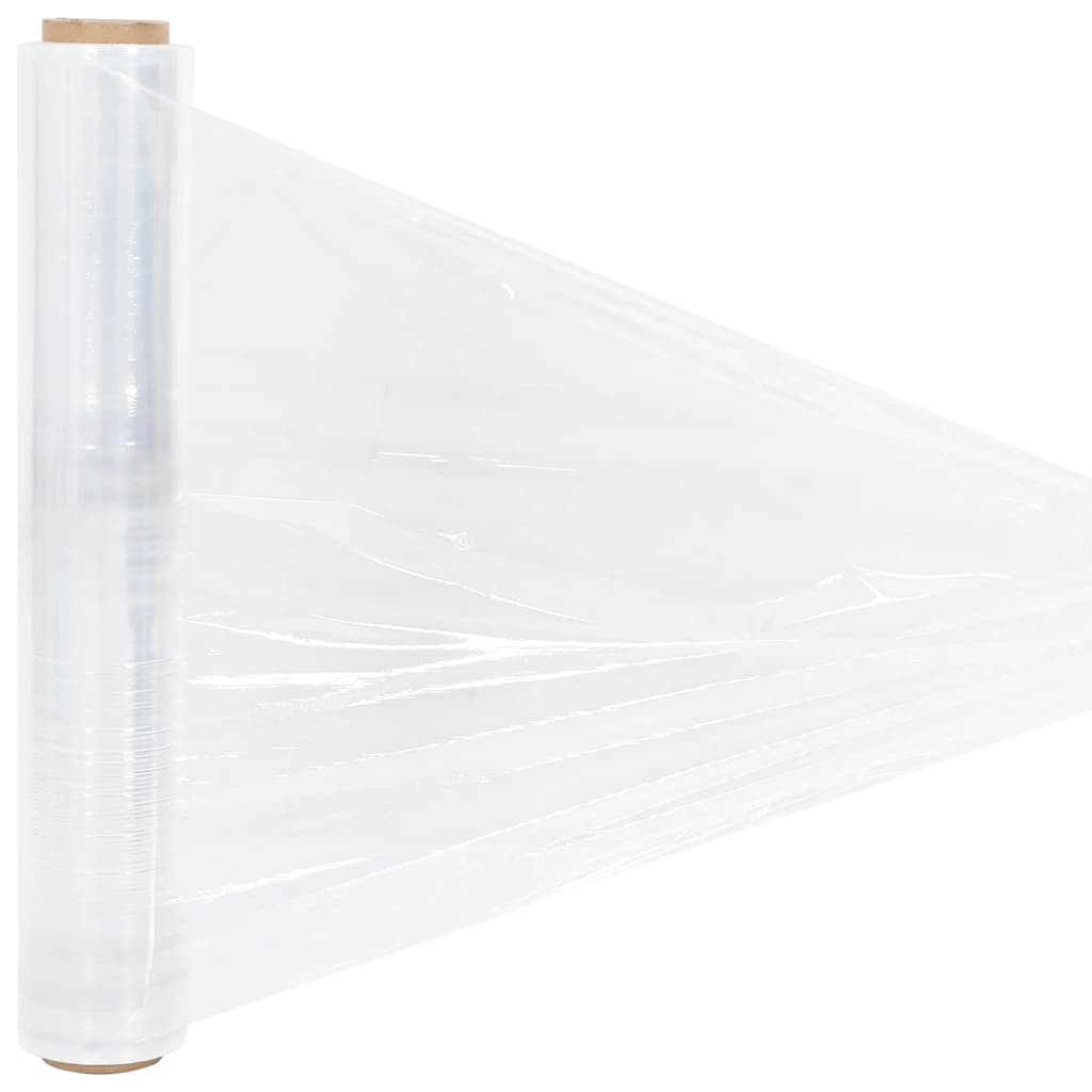vidaXL Stretchfolie 2 Stk. Transparent 20 µm 50 cm x 300 m - Image 6