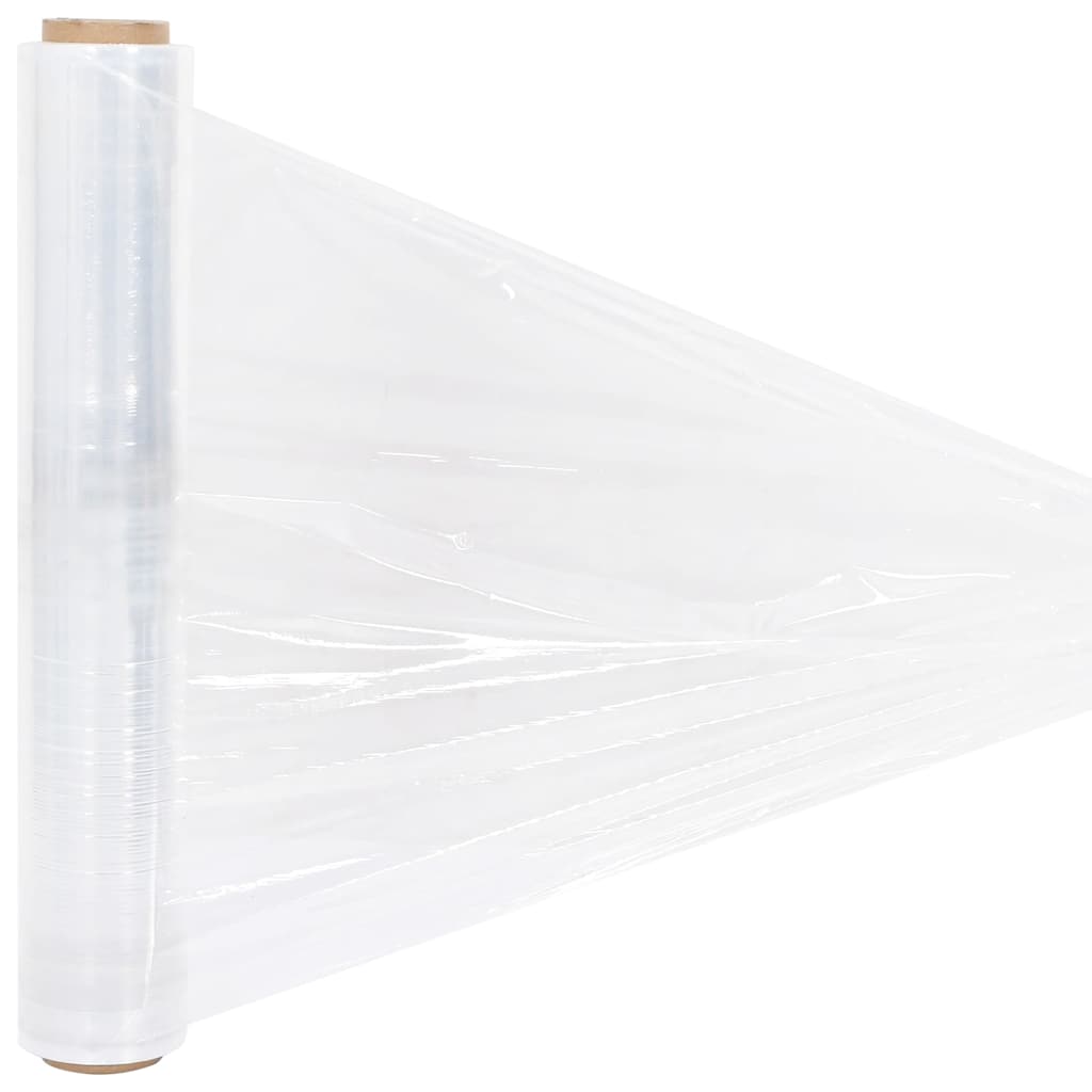 vidaXL Stretchfolie 2 Stk. Transparent 17 µm 50 cm x 150 m - Image 6