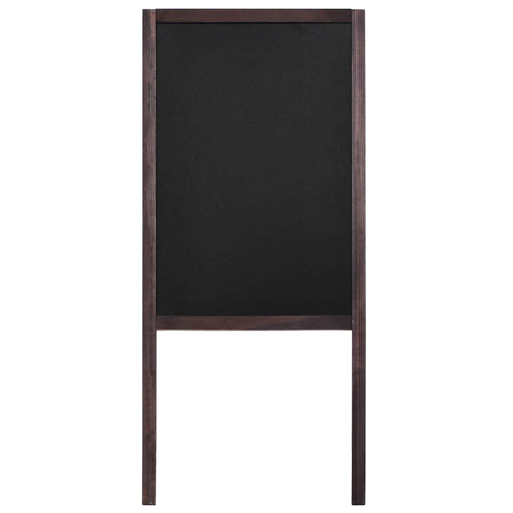 vidaXL Tafel Kundenstopper Doppelseitig Zedernholz Freistehend 40×60cm - Image 3