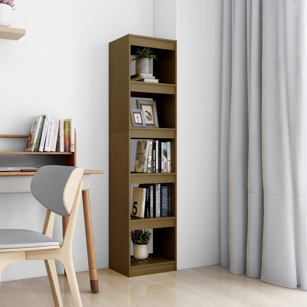 vidaXL Bücherregal/Raumteiler 40x30x167,5 cm Massivholz Kiefer