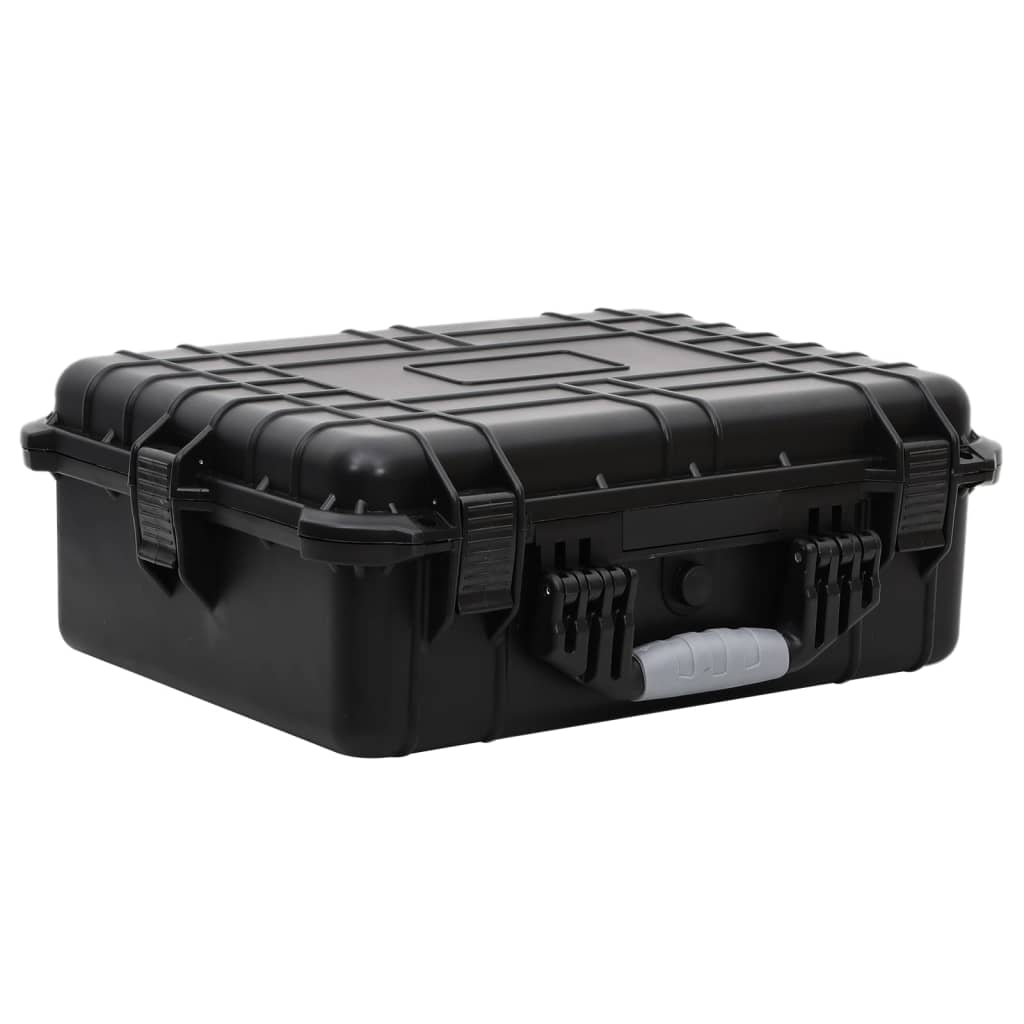 vidaXL Flugkoffer Tragbar Schwarz 52x40x19 cm PP