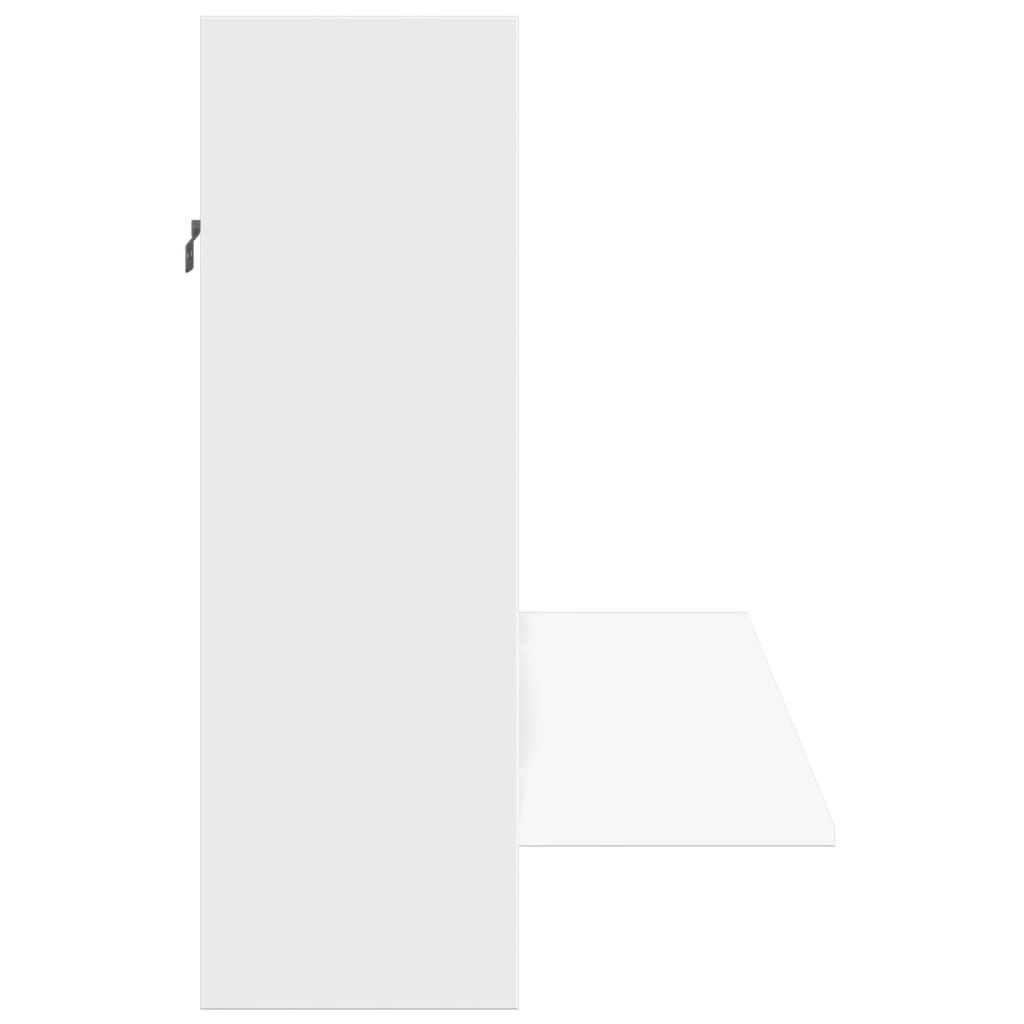 vidaXL Wand-Schreibtisch Weiß 105x48x75 cm Holzwerkstoff - Image 5