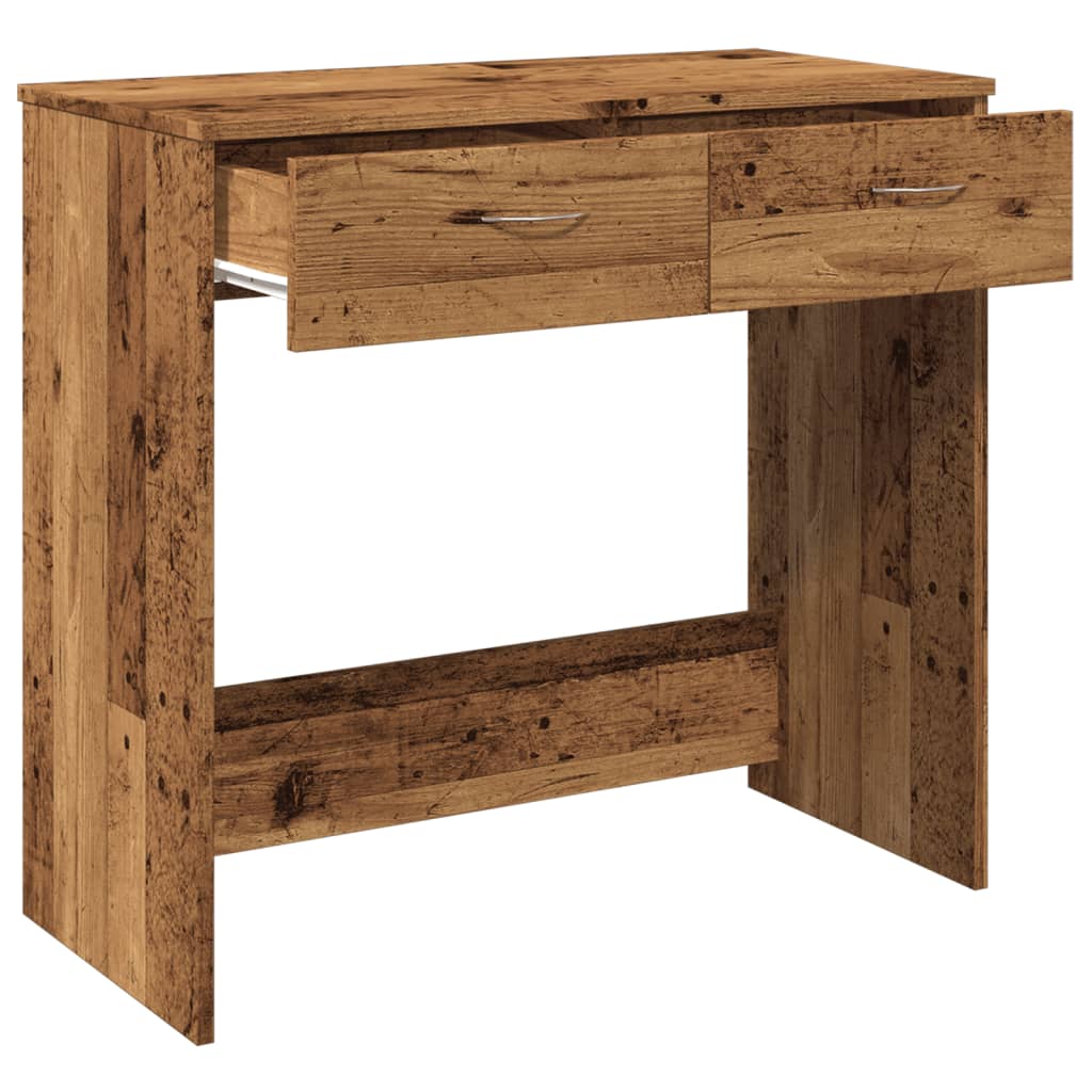 vidaXL Schreibtisch Altholz-Optik 80x40x75 cm Holzwerkstoff - Image 6