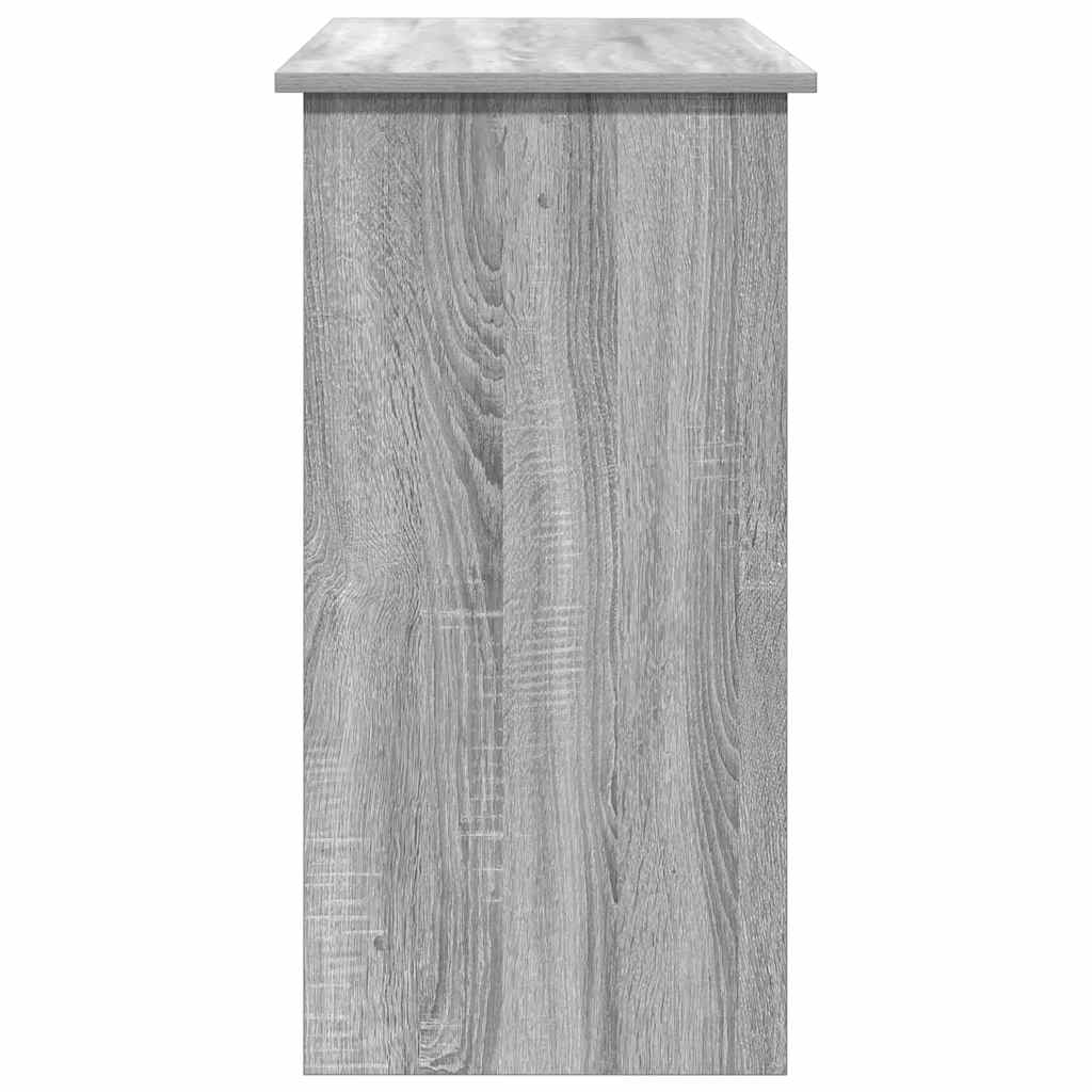 vidaXL Schreibtisch Grau Sonoma 80x40x75 cm Holzwerkstoff - Image 5
