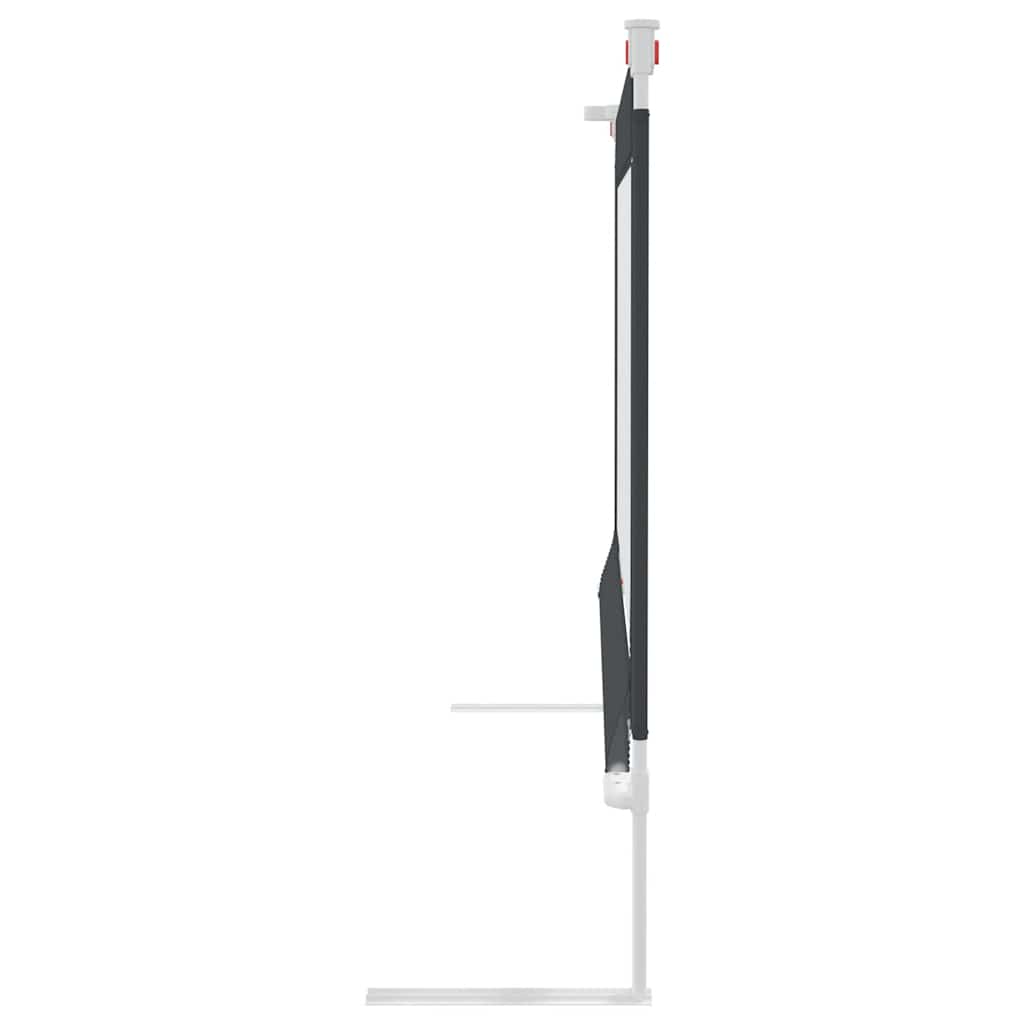 vidaXL Kleinkind-Bettschutzgitter Dunkelgrau 180x25 cm Stoff - Image 4