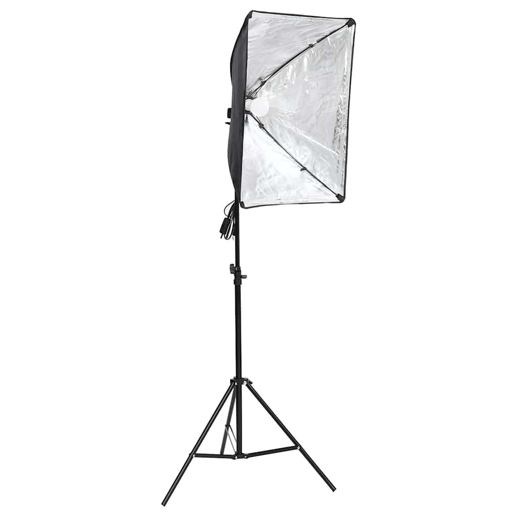 vidaXL Fotostudio-Beleuchtung-Set mit Hintergründen und Softboxen - Image 3