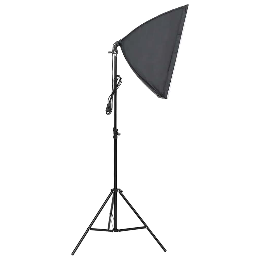 vidaXL Fotostudio-Beleuchtung-Set mit Hintergründen und Softboxen - Image 4
