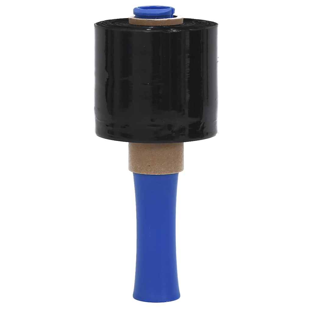 vidaXL Stretchfolien 10 Stk. Schwarz 23 µm 10 cm x 300 m - Image 4