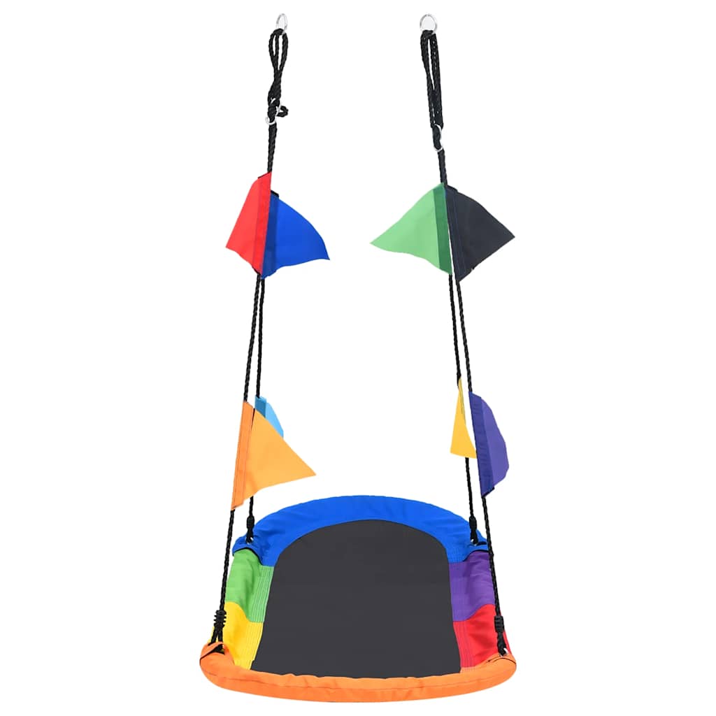 vidaXL Nestschaukel mit Fahnen 165x70 cm - Image 3