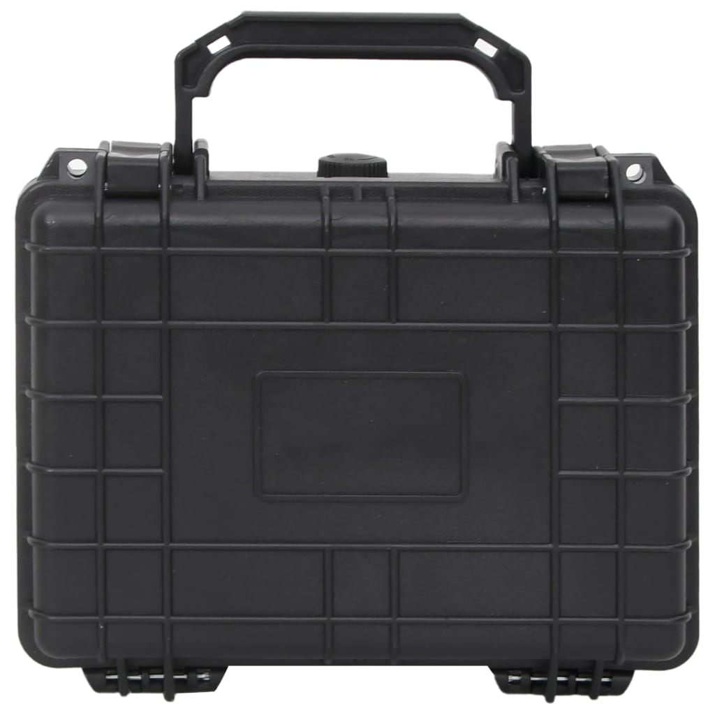 vidaXL Flugkoffer Tragbar Schwarz 24x19x11 cm PP - Image 5