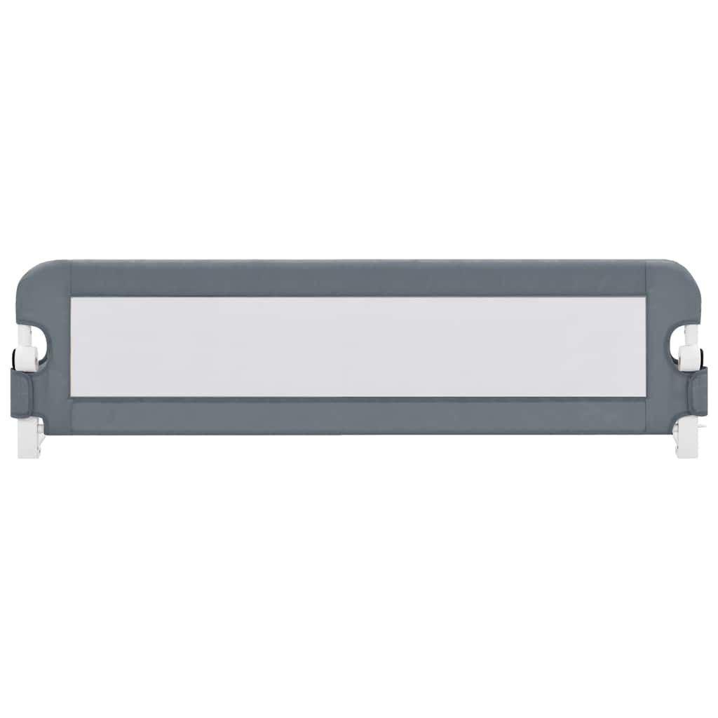 vidaXL Kleinkind-Bettschutzgitter Grau 150x42 cm Polyester - Image 3