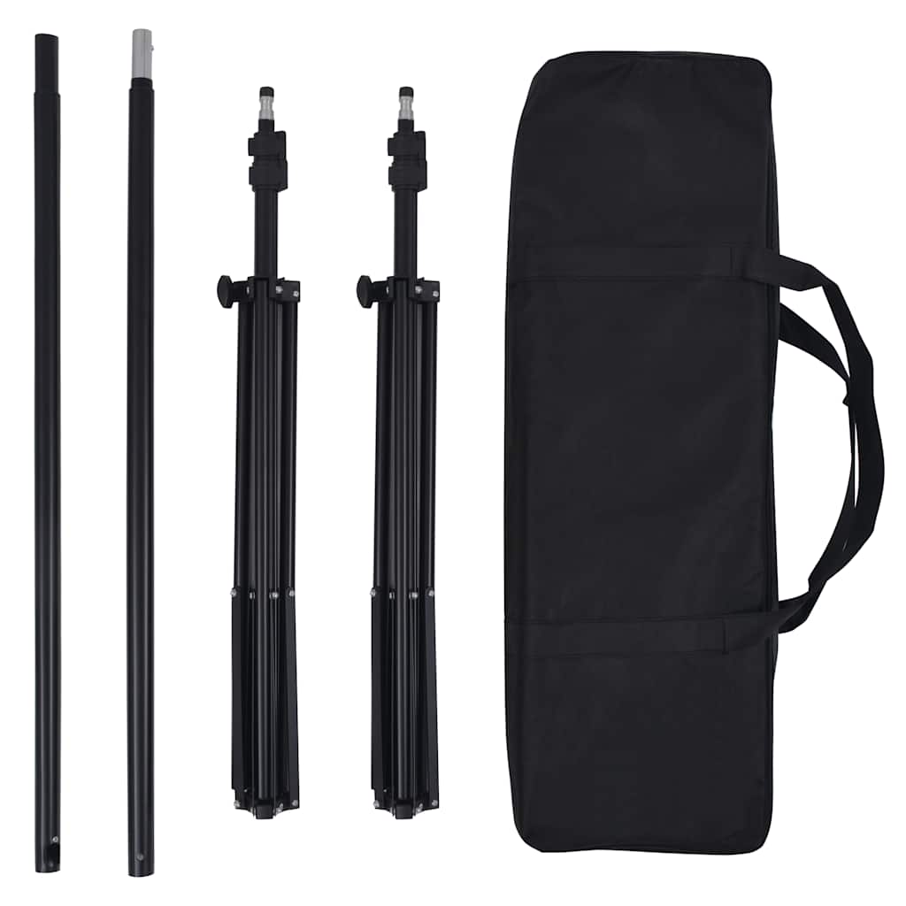 vidaXL Fotostudio-Set mit Hintergründen, Leuchten und Schirmen - Image 5