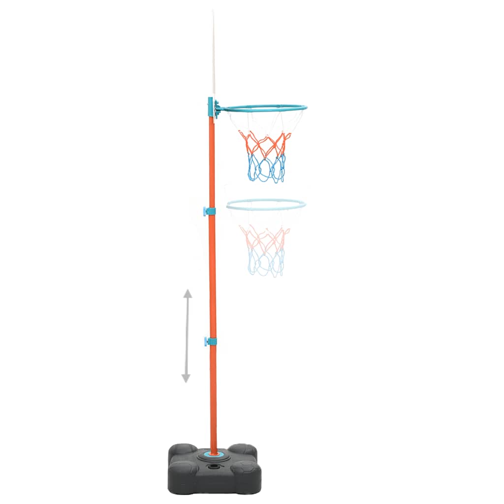 vidaXL Tragbares Basketball Spiel-Set Verstellbar 109-141 cm - Image 3