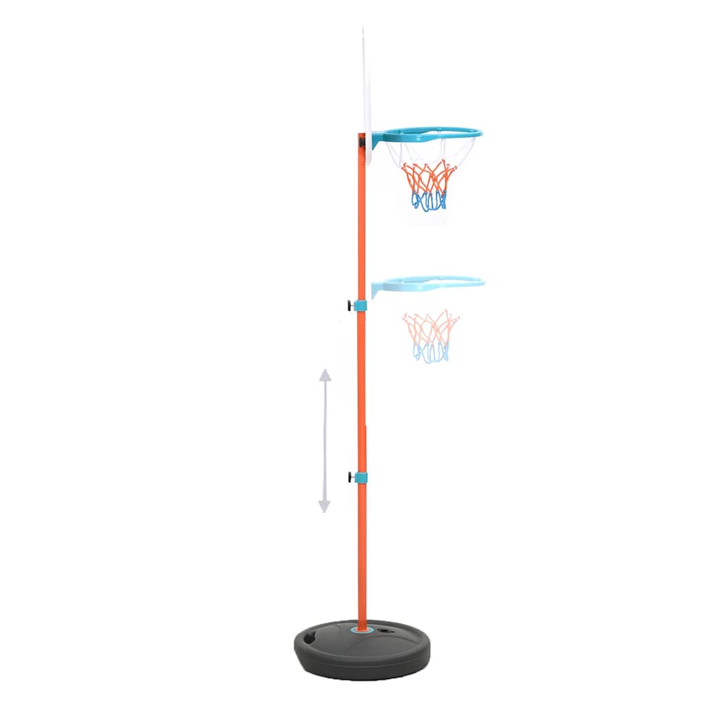 vidaXL Tragbares Basketball Spiel-Set Verstellbar 133-160 cm - Image 5