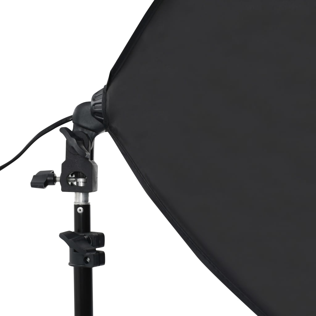 vidaXL Fotostudio-Set mit Softboxen und Hintergrundsystem - Image 6