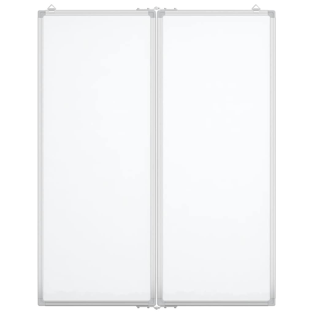 vidaXL Magnetisches Whiteboard Klappbar 80x100x1,7 cm Aluminium - Image 3