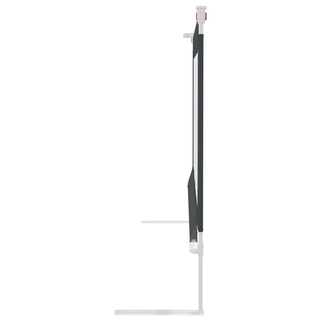 vidaXL Kleinkind-Bettschutzgitter Dunkelgrau 100x25 cm Stoff - Image 4