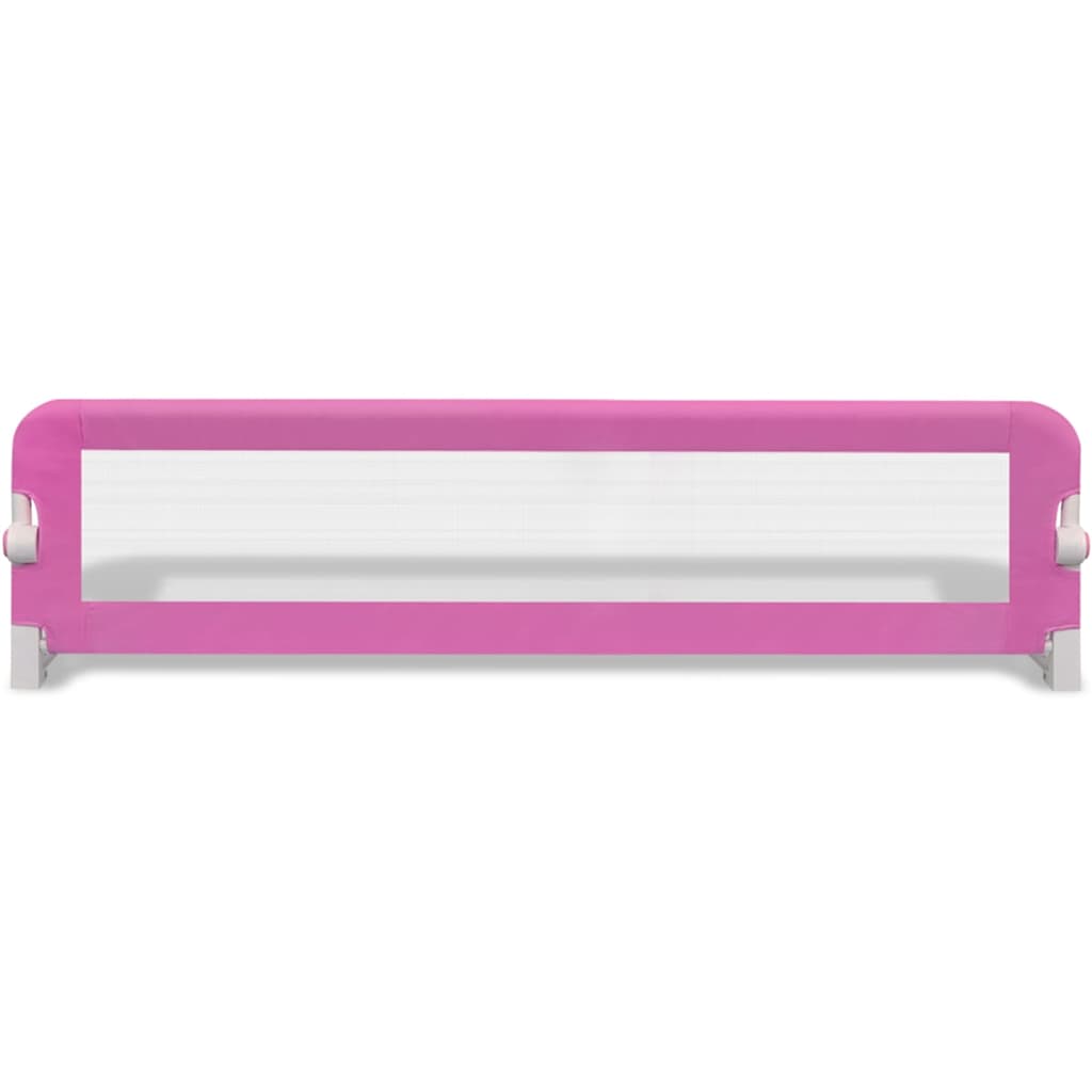 vidaXL Kleinkind Bettschutzgitter 2 Stück Rosa 150 x 42 cm - Image 4