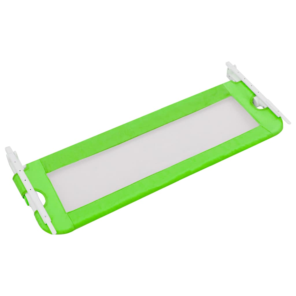 vidaXL Kleinkind-Bettschutzgitter Grün 120x42 cm Polyester - Image 4