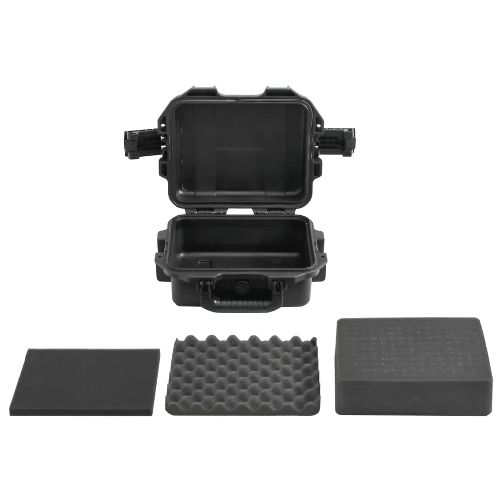 vidaXL Koffer für Flugreise Tragbar Schwarz 30x24,5x12,5 cm PP - Image 5