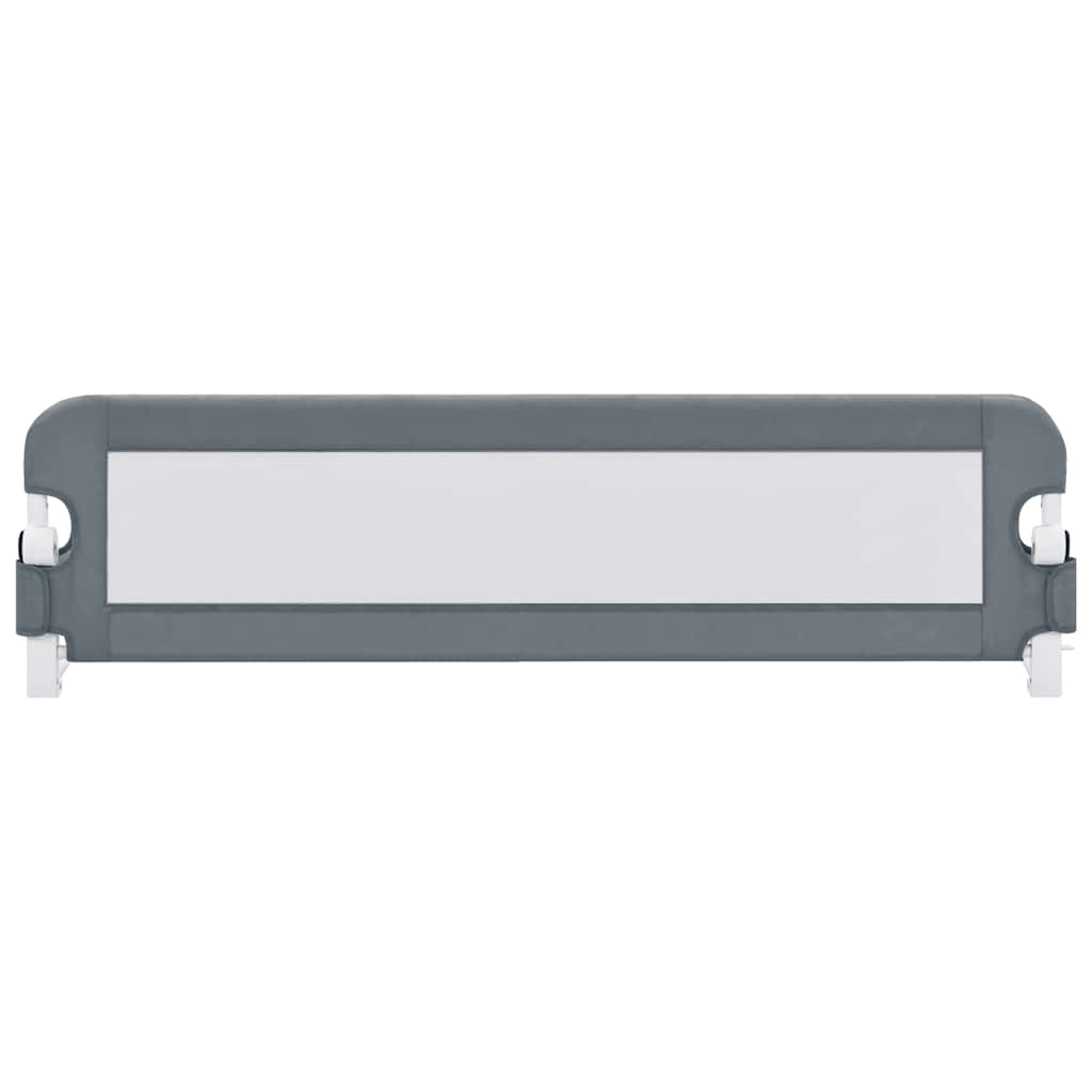 vidaXL Kleinkind-Bettschutzgitter Grau 120x42 cm Polyester - Image 3