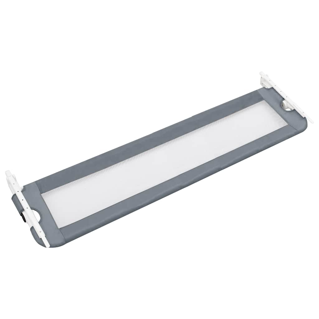 vidaXL Kleinkind-Bettschutzgitter Grau 120x42 cm Polyester - Image 4