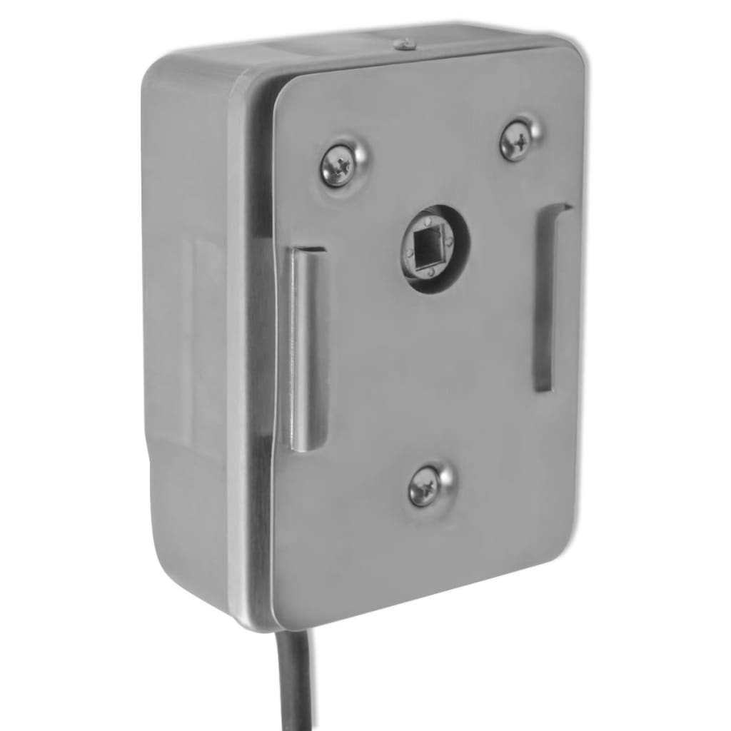 vidaXL Grillspießmotor Edelstahl 4 W