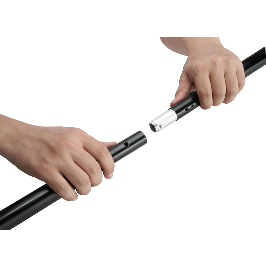 vidaXL Teleskopischer Hintergrund-System + Weißer Hintergrund 3 x 5 m - Image 4