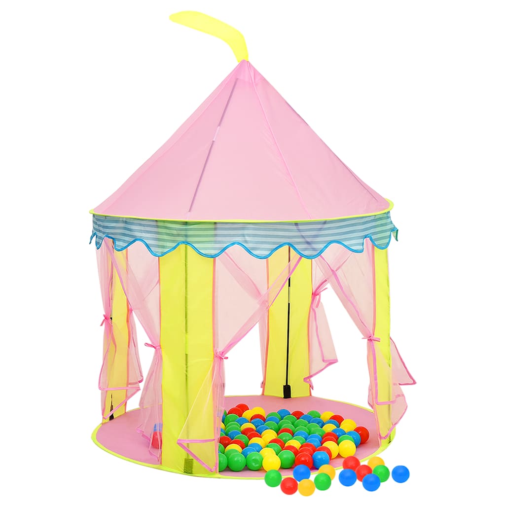 vidaXL Spielzelt für Kinder Rosa 100x100x127 cm - Image 4