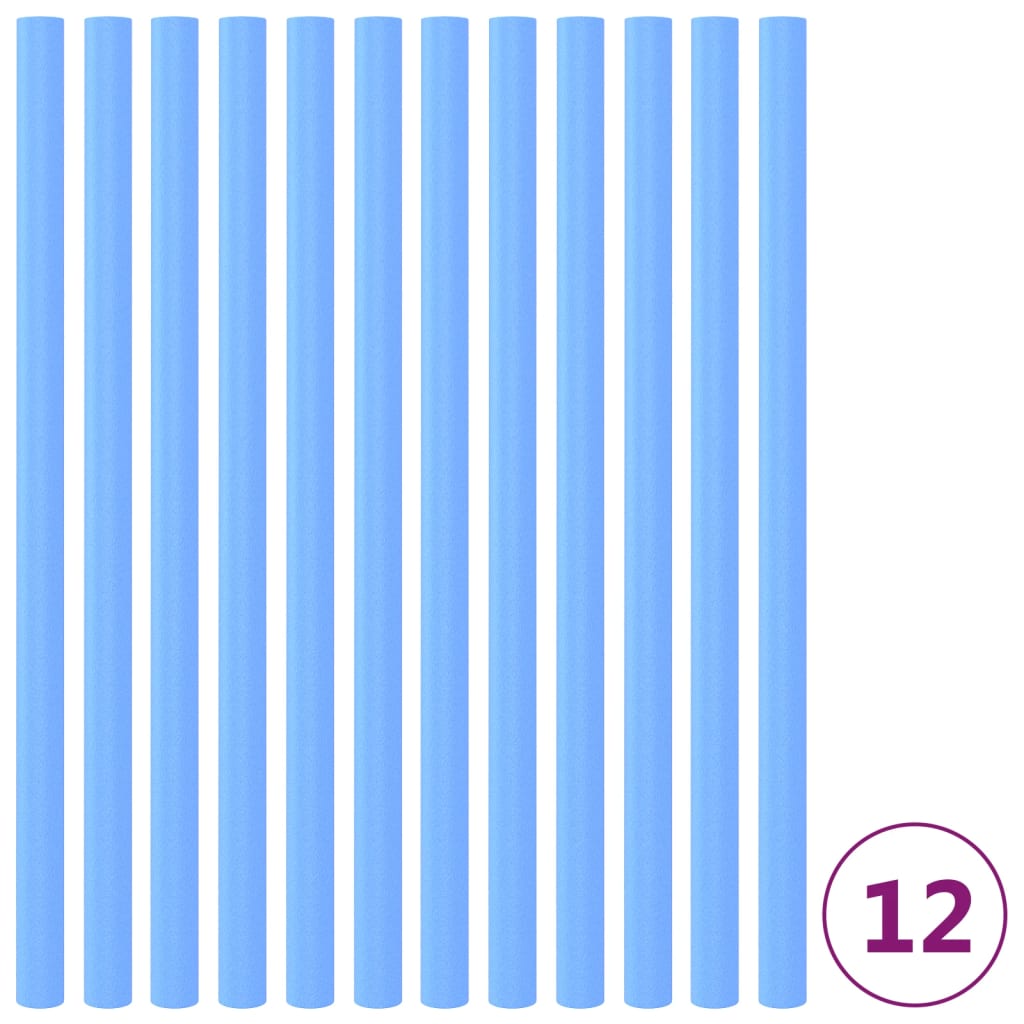 vidaXL Schaumstoffhüllen für Trampolinstangen 12 Stk. 92,5 cm Blau