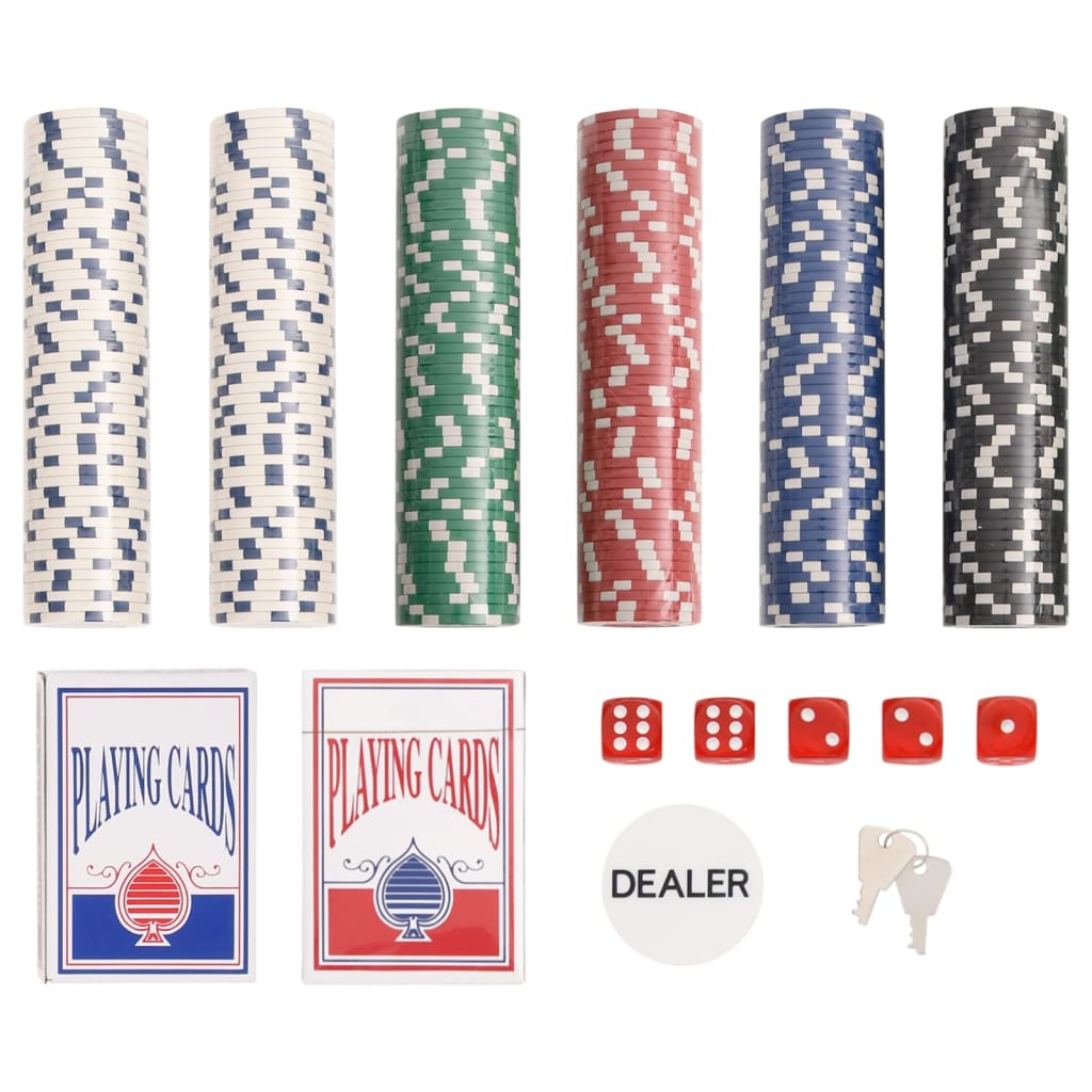 vidaXL Pokerchips-Set 300 Stk. 11,5 g - Image 4