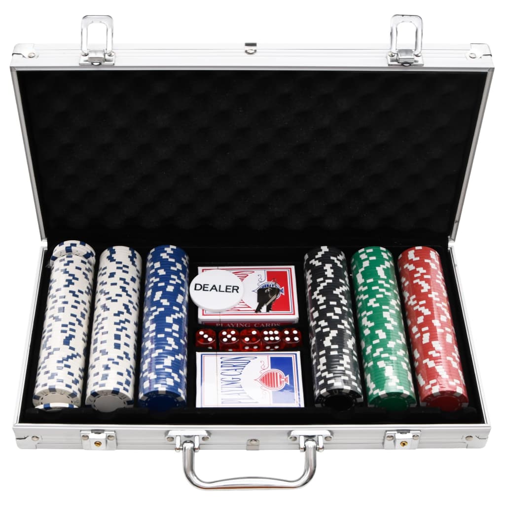 vidaXL Pokerchips-Set 300 Stk. 11,5 g - Image 3
