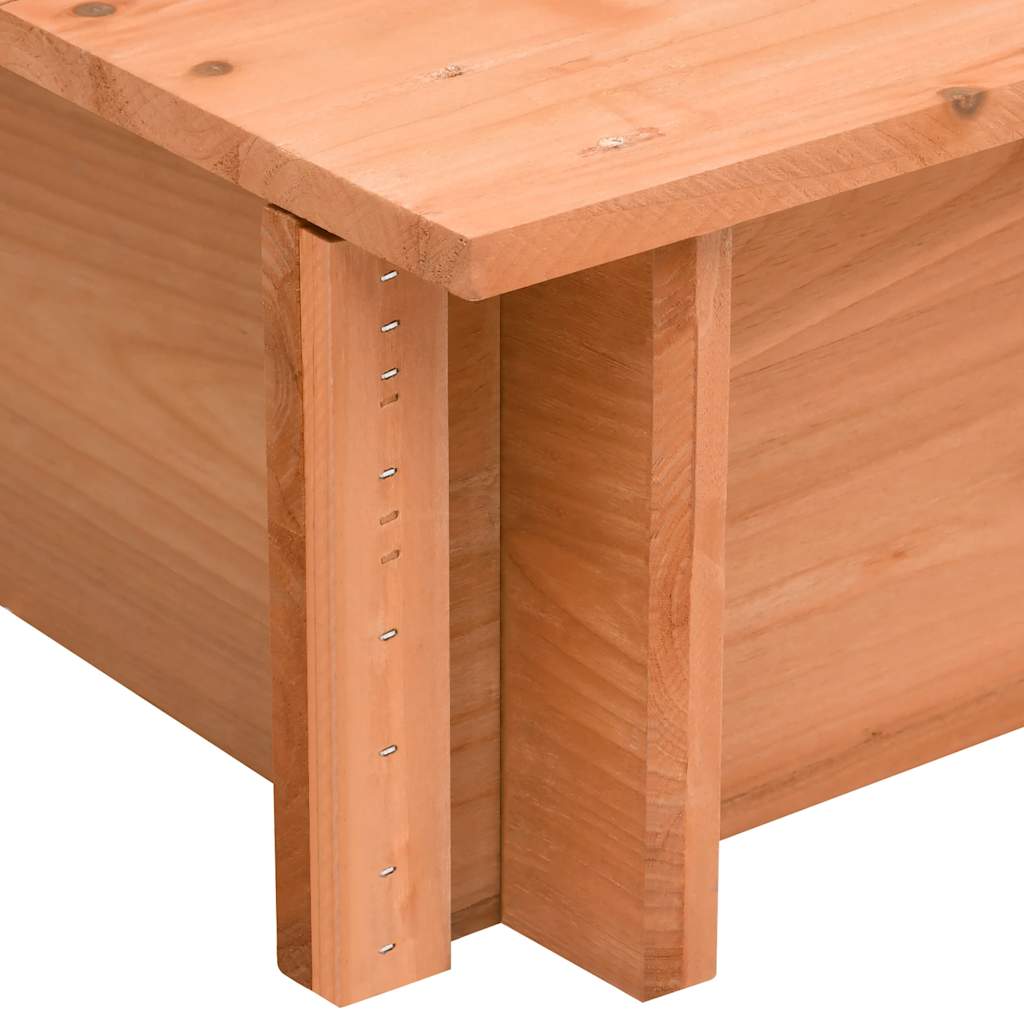 vidaXL Sandkasten mit Dach Tannenholz 112x112x112 cm - Image 6
