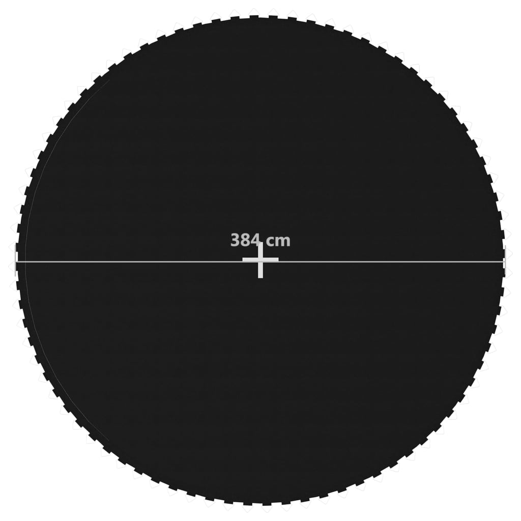 vidaXL Sprungtuch Schwarz für 4,27 m Runde Trampoline - Image 6