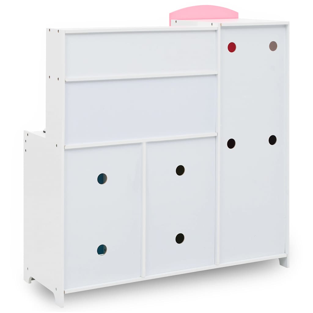 vidaXL Kinderspielküche MDF 80 x 30 x 85 cm Mehrfarbig - Image 4