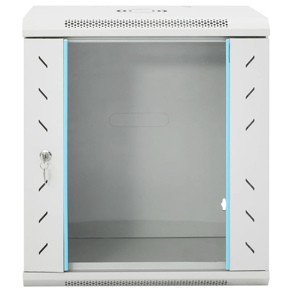 vidaXL 12U Wand-Netzwerkschrank 19" IP20 53x40x60 cm - Image 3