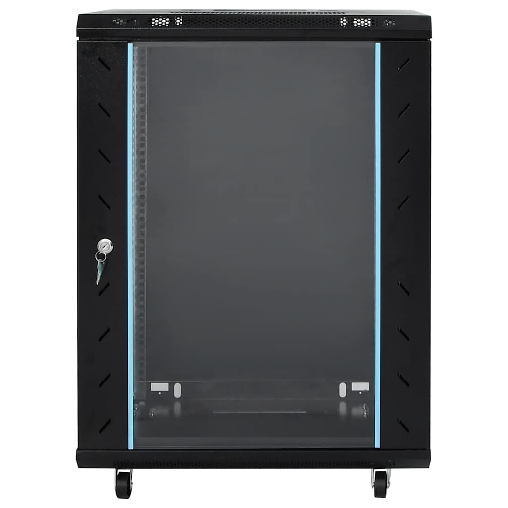 vidaXL 15HE Netzwerkschrank mit Schwenkfüßen 19" IP20 60x45x86 cm - Image 3
