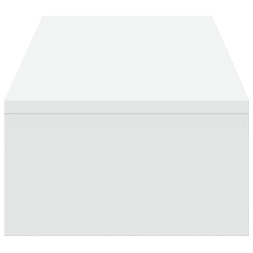 vidaXL Monitorständer mit Schubladen Weiß 100 x 27 x 15 cm Holzwerkstoff - Image 6