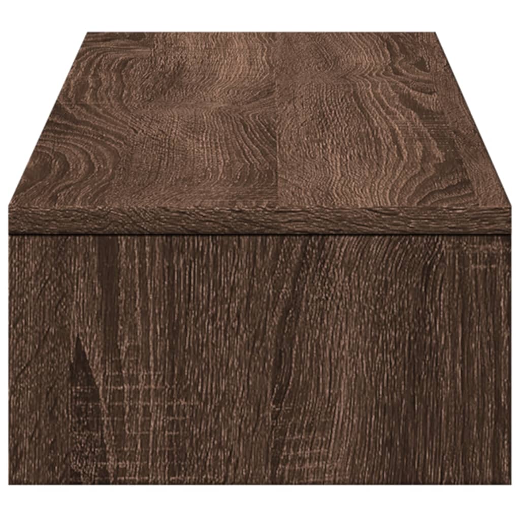 vidaXL Monitorständer mit Schubladen Eichen-Optik 100x27x15 cm - Image 6