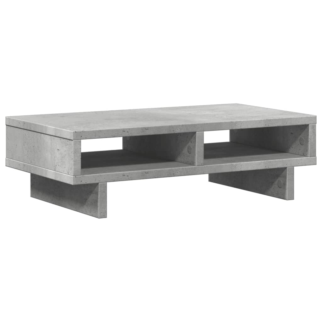 vidaXL Monitorständer Betongrau 50x27x15 cm Holzwerkstoff - Image 6
