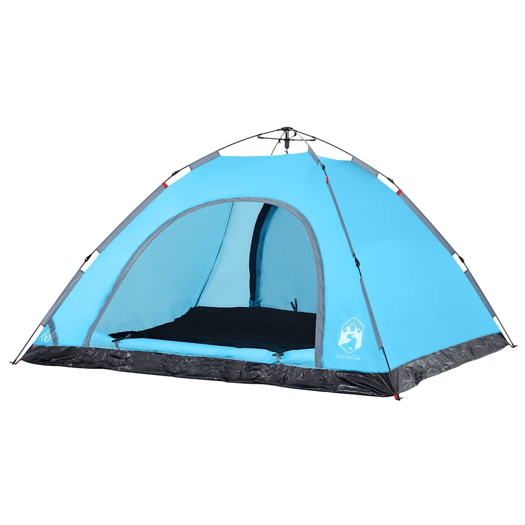 vidaXL Campingzelt 5 Personen Blau Quick Release - Image 4