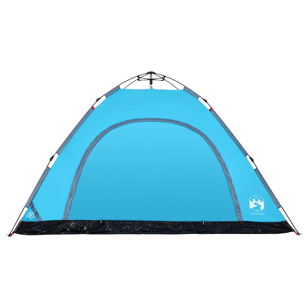 vidaXL Campingzelt 5 Personen Blau Quick Release - Image 6