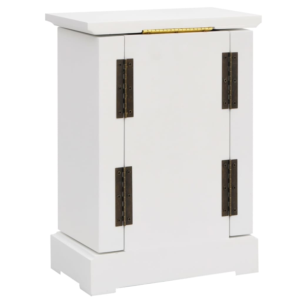 vidaXL Schmuckkasten mit Spiegel MDF 25 x 13,5 x 34 cm - Image 5