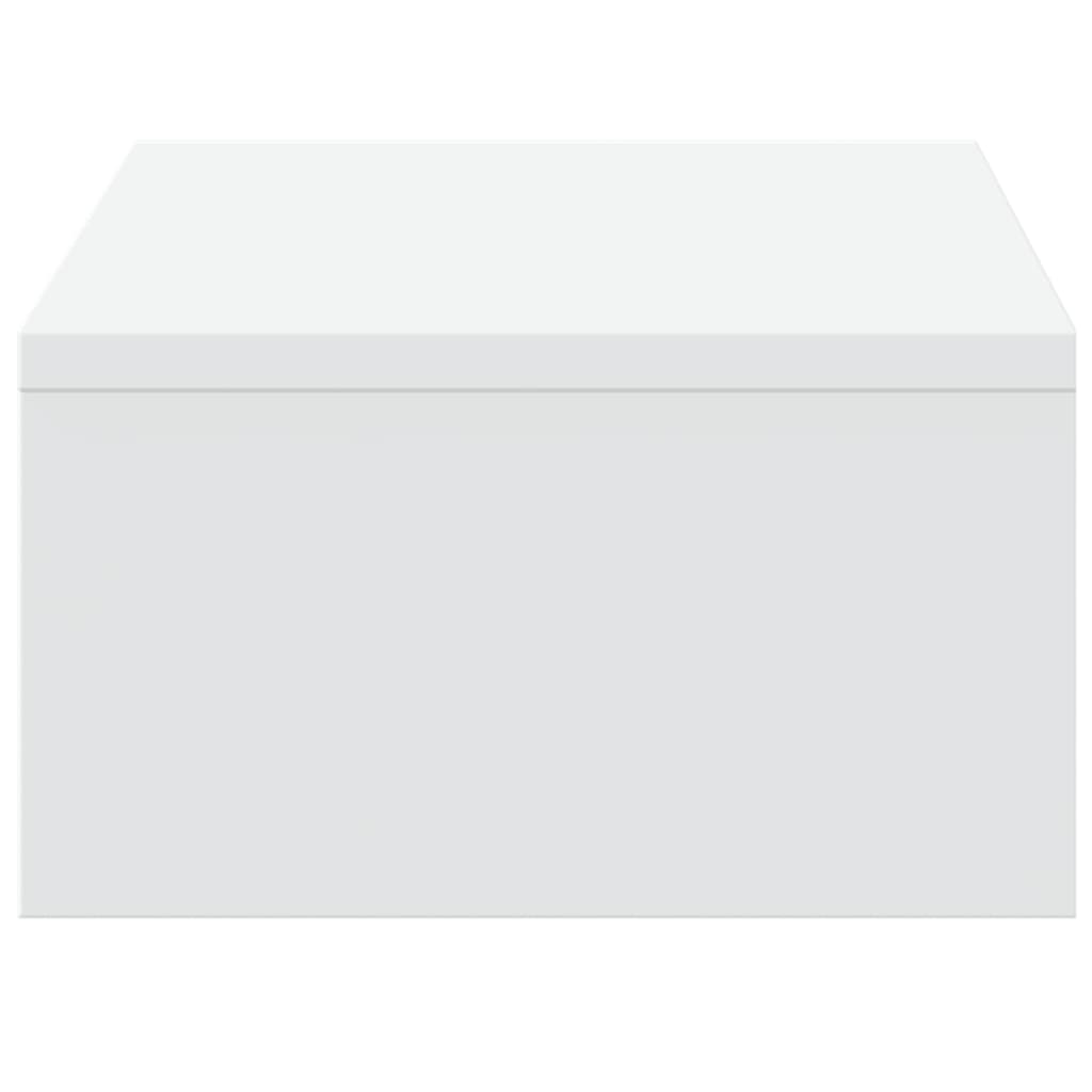 vidaXL Monitorständer mit Schubladen Weiß 50x27x15 cm Holzwerkstoff - Image 6